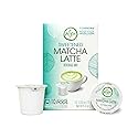 Aiya Creamy Matcha Latte Pods - Authentic Matcha with Rich Notes of Vanilla, Convenient Single-Serve Pods (10 Count, Sweetened)