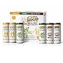 Perico Energy Drink Variety 6-Pack - Sugar Free Amino Drink with Stevia + Monk Fruit No Sucralose - Espresso Martini, Mimosa, Limojito Flavors include