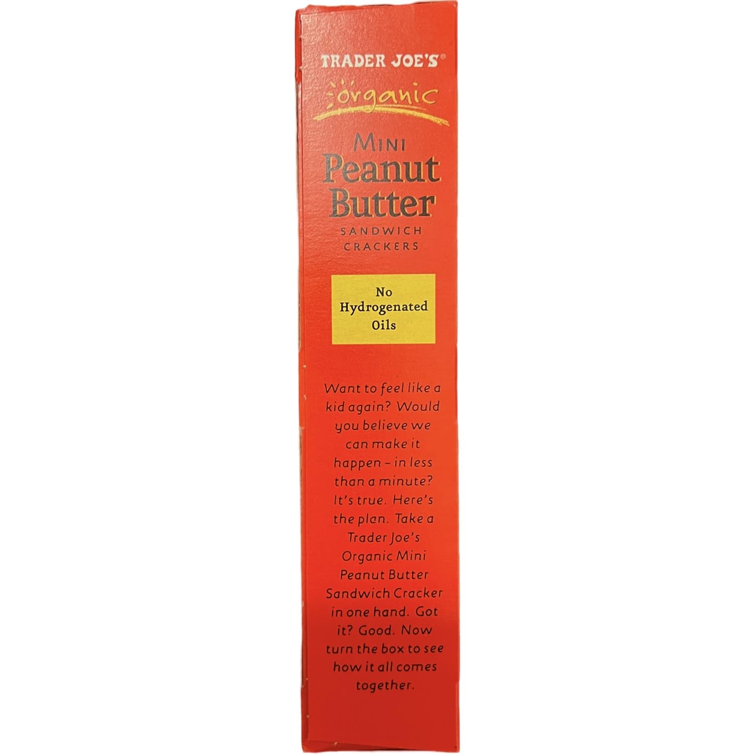 Trader Joe's Organic Mini Peanut Butter Sandwich Crackers (Pack of 2)