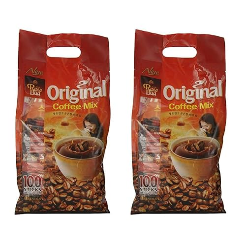 Rosebud Original Coffee Mix (12g x 100 Sticks) - Pack of 2