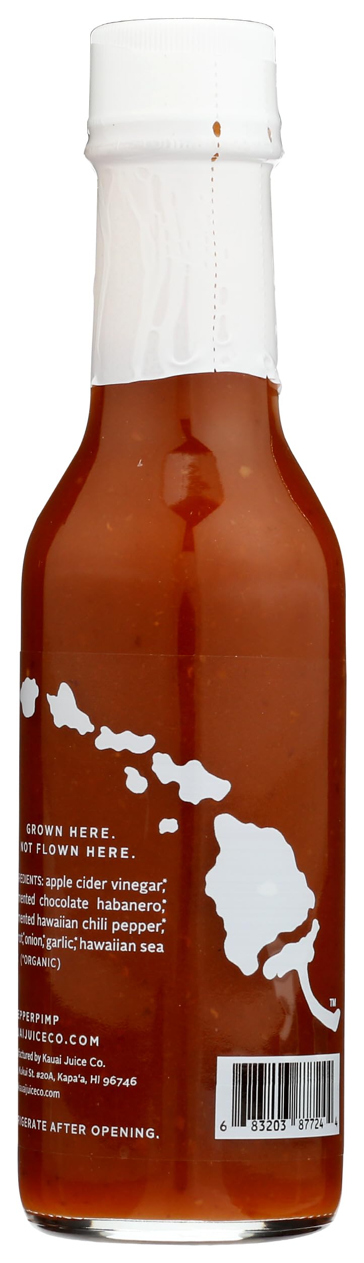 Kauai Juice Co, Sauce Hot Fermented Chocolate Habanero, 5 Fl Oz