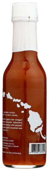 Kauai Juice Co, Sauce Hot Fermented Chocolate Habanero, 5 Fl Oz