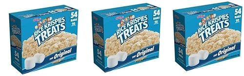 Rice Krispies Treats, Original Marshmallow, 3 Packages(54 Count Carton)