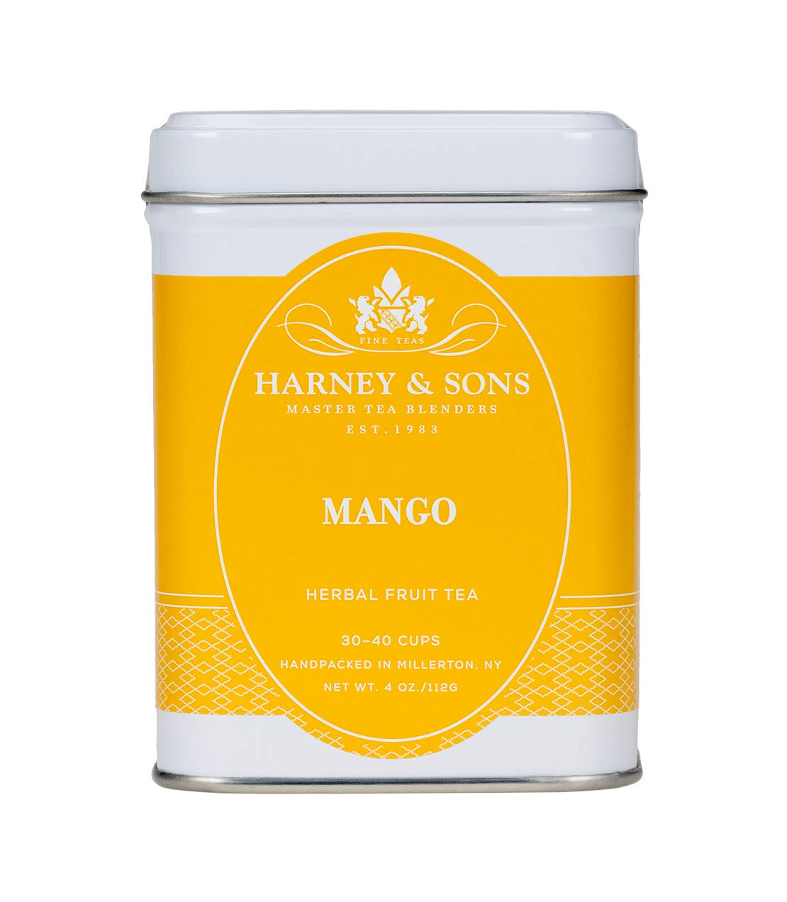 Harney & Sons Mango Fruit Tea | 4 ounce loose Herbal Mango Fruit Tea