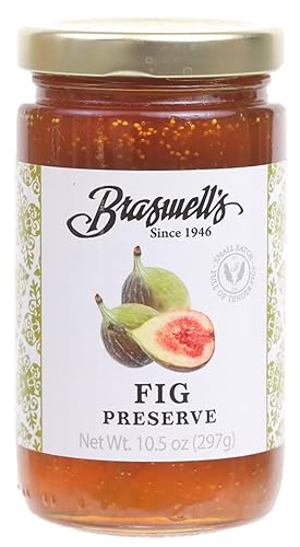Braswell’s Gourmet Fig Perserve - Small-Batch, Renowned Specialty, Made in USA, Since 1946 (10.5oz)