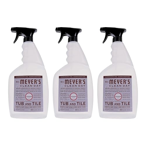 Mrs. MEYER'S Clean Day Tub & Tile Cleaner Lavender 33 Fl Oz (Pack of 3)