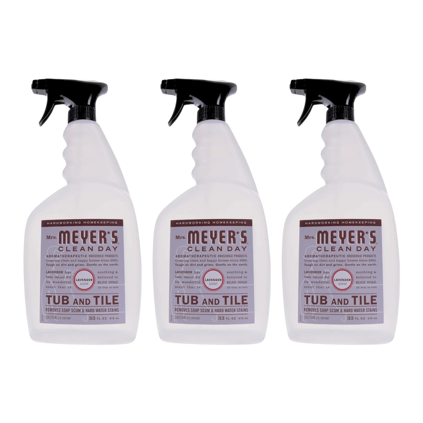 Mrs. MEYER'S Clean Day Tub & Tile Cleaner Lavender 33 Fl Oz (Pack of 3)