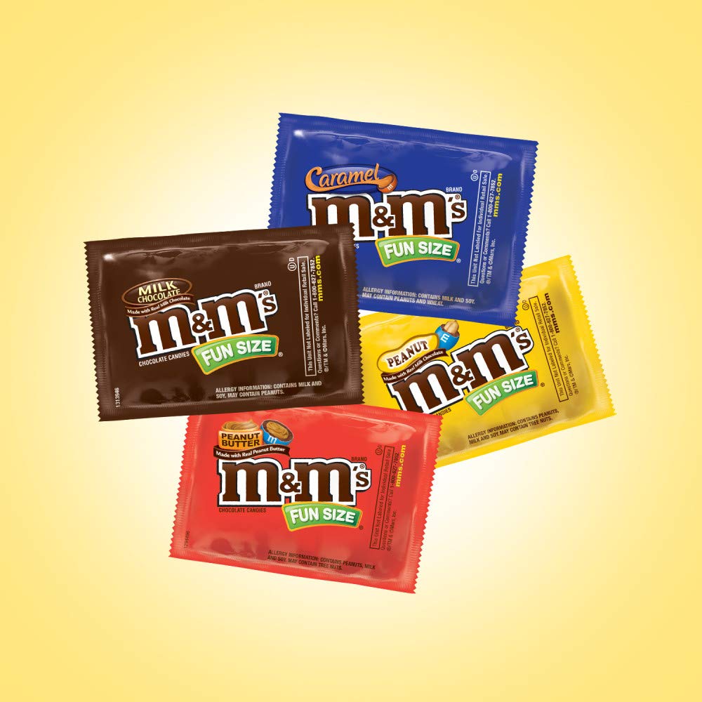 M&M'S Lovers Chocolate Candy Fun Size Variety Assorted Mix Bag, 33.08-Ounce 60 Pieces