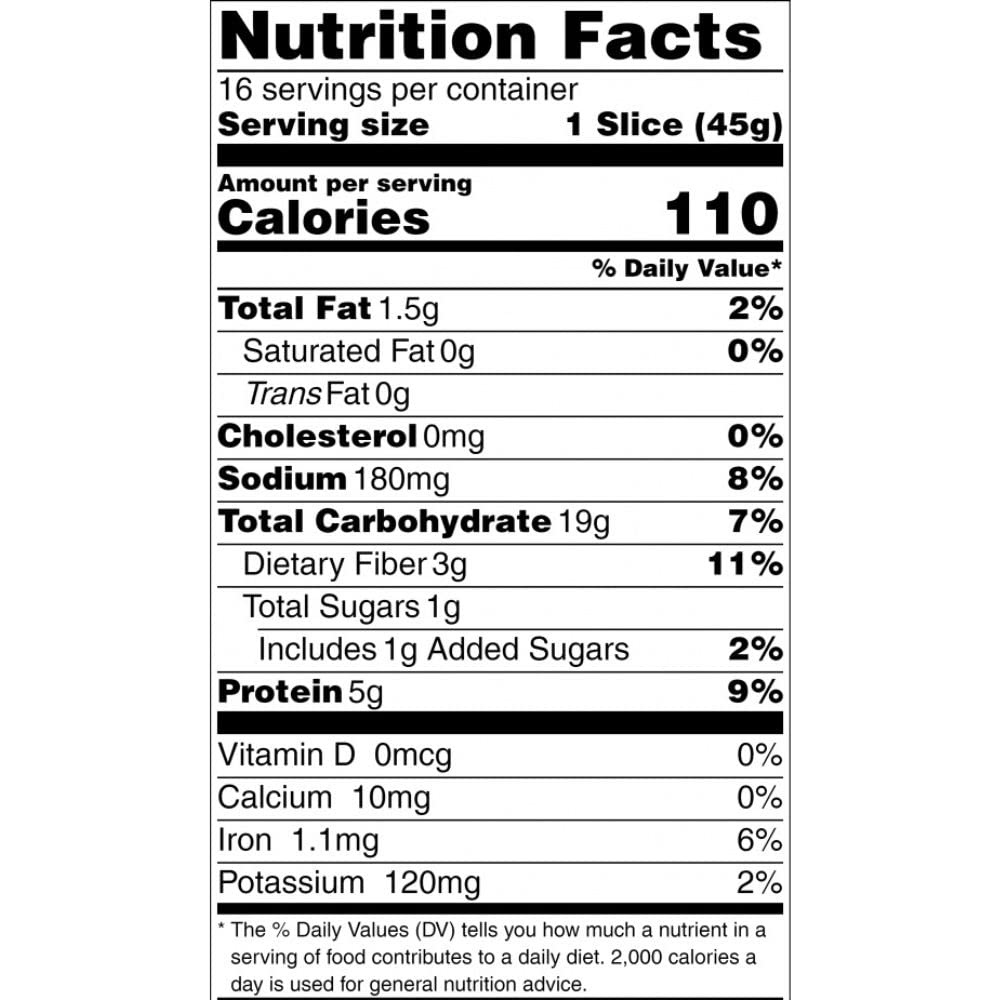 One Mighty Mill Organic Whole Wheat Everything Bread, 24.5 OZ