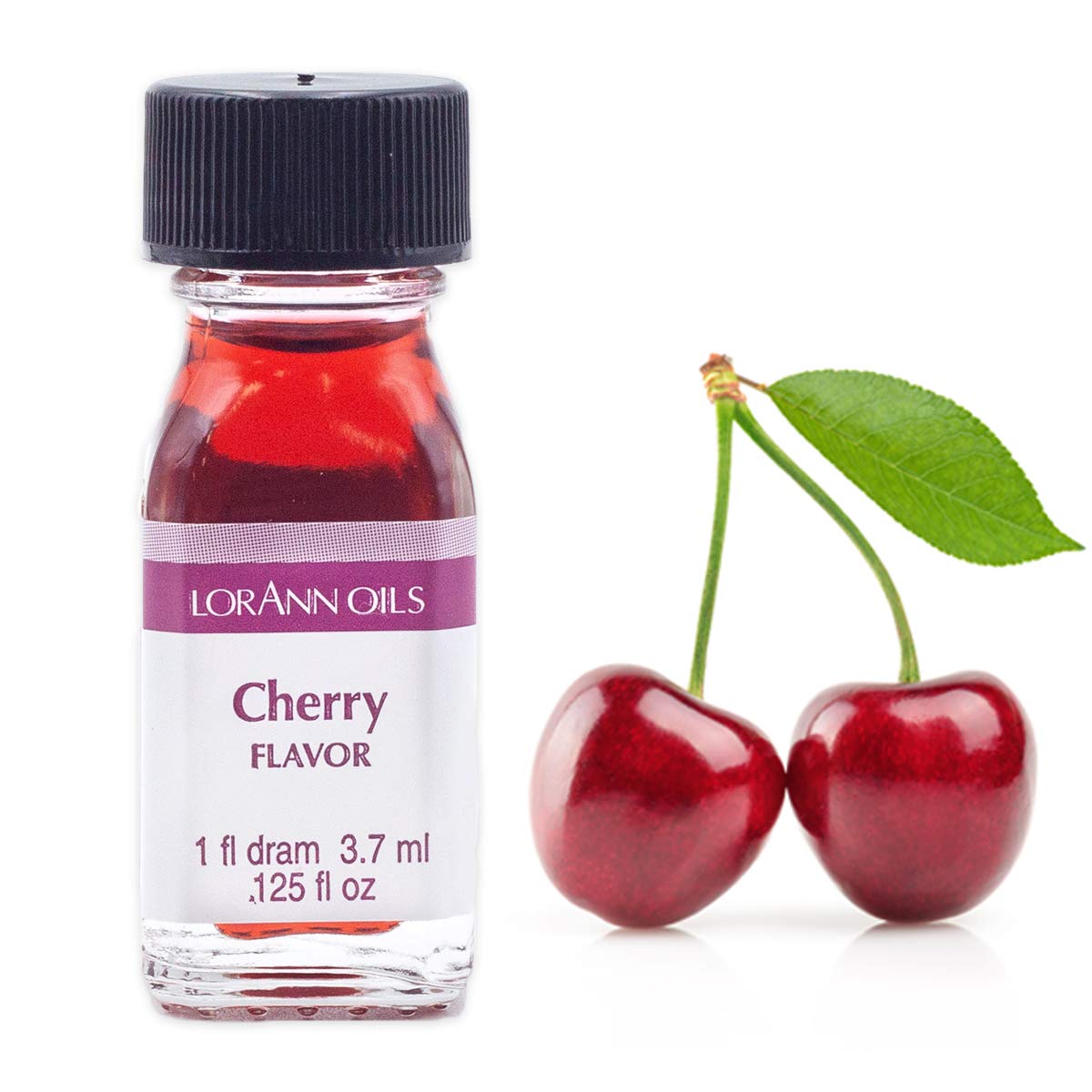 LorAnn Cherry Super Strength Flavor, 1 dram bottle (.0125 fl oz - 3.7ml)