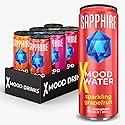 Want a Natural Mood & Energy Boost with No Alcohol? Sapphire Sparkling Mood Water is a Premium Non-Alcoholic Spritzer Boosting Mood & Energy