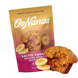 GoNanas Salted Caramel Oat Flour Banana Bread Mix, Suitable for Plant Based Vegan Diets, Gluten Free Dairy Free Snacks, Healthy Snacks For Adults, Muffin Mix, Nut Free, Cupcakes Dessert, NON-GMO, 1pk