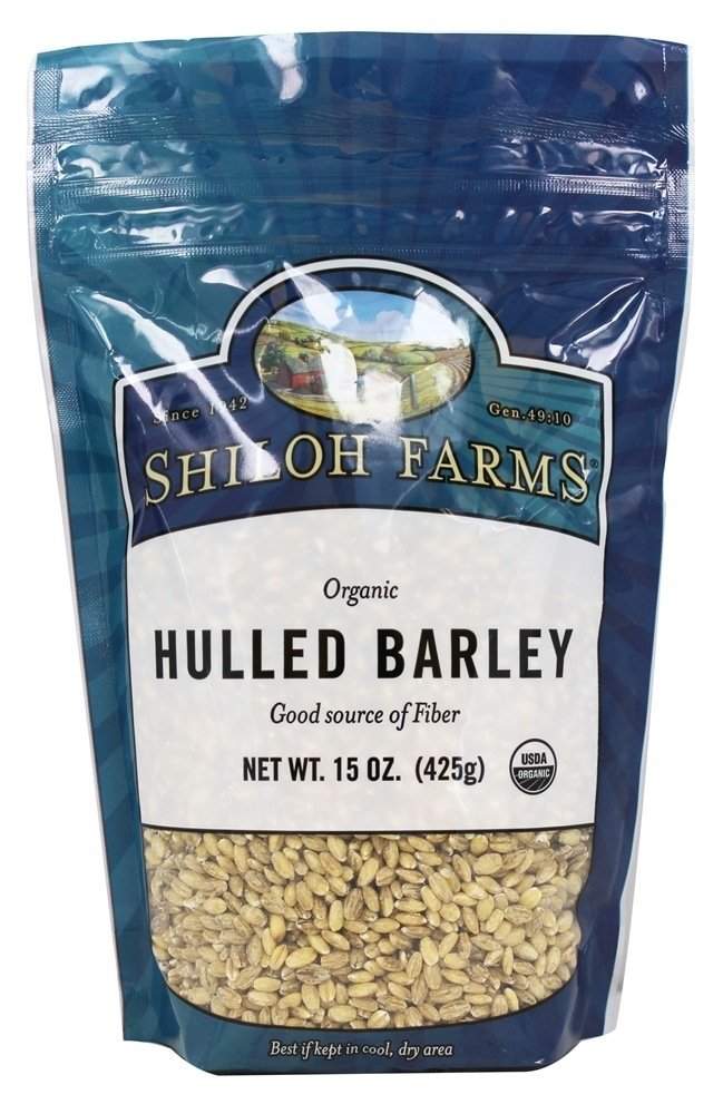 Organic Hulled Barley Grain from Shiloh Farms - 15 oz Pouch