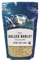 Organic Hulled Barley Grain from Shiloh Farms - 15 oz Pouch