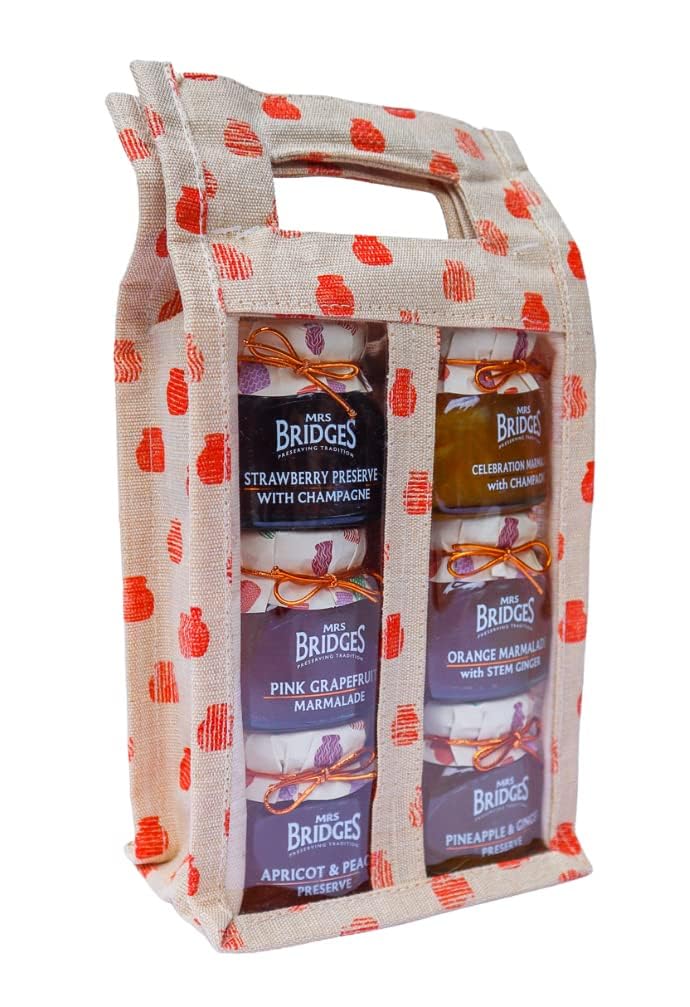 Mrs Bridges Marmalade & Preserve Tasting Juco Bag, Made in Scotland
