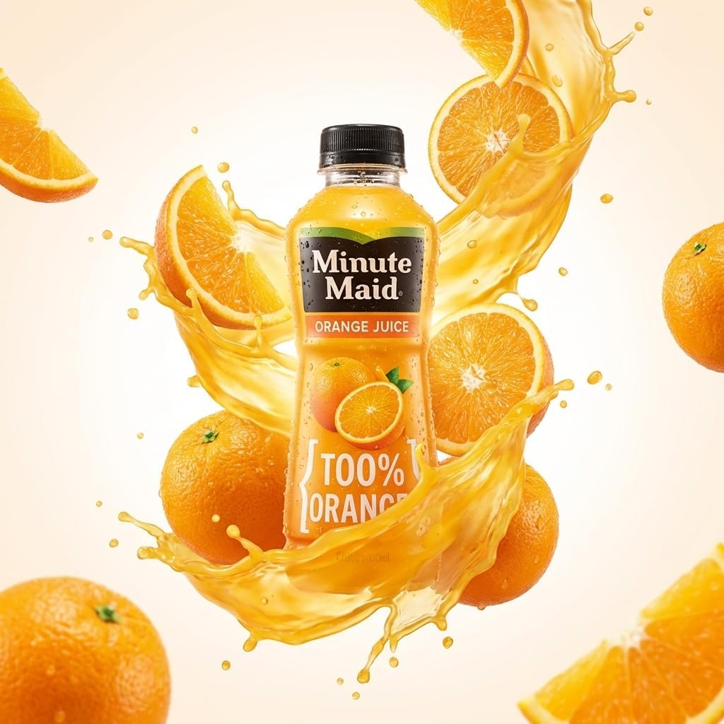 Minute Maid Juice-To-Go 12oz Bottles Variety 20 Pack - 100% Juice & Fruit Blends (Orange, Apple, Tropical, Cranberry Apple Raspberry, Cranberry Grape)