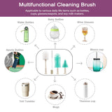 5 in 1 Electric Bottle Brush Cleaner Compatible Stanley Bottle Brush Straw Cleaner Multifunction Rechargeable IPX6 Waterproof Extra Long Design