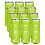 Gorgie Bev Energy Sparkling Citrus Burst - 12 fl oz Cans - for Focus and Refreshment - Alternative to Alani and Celsius - V8 Style Beverage - 12 Pack
