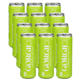 Gorgie Bev Energy Sparkling Citrus Burst - 12 fl oz Cans - for Focus and Refreshment - Alternative to Alani and Celsius - V8 Style Beverage - 12 Pack