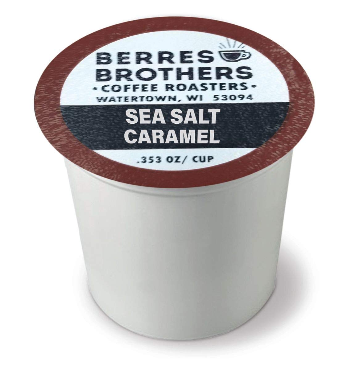 Berres Brothers Sea Salt Caramel Coffee, 12 Count Single Serve Pods Compatible with Keurig K Cups K Pods Coffee Makers, Medium Roast