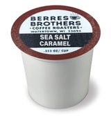Berres Brothers Sea Salt Caramel Coffee, 12 Count Single Serve Pods Compatible with Keurig K Cups K Pods Coffee Makers, Medium Roast