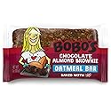 Bobo's Chocolate Almond Brownie Oat Bars, Simple Ingredients, Whole Grain Oats, Plant Based, Gluten Free Breakfast Bars, Non-GMO, Healthy Snacks