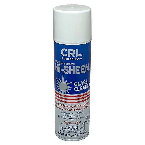 CRL SOMACA Hi-SHEEN Glass Cleaner - 19 oz Can by CR Laurence