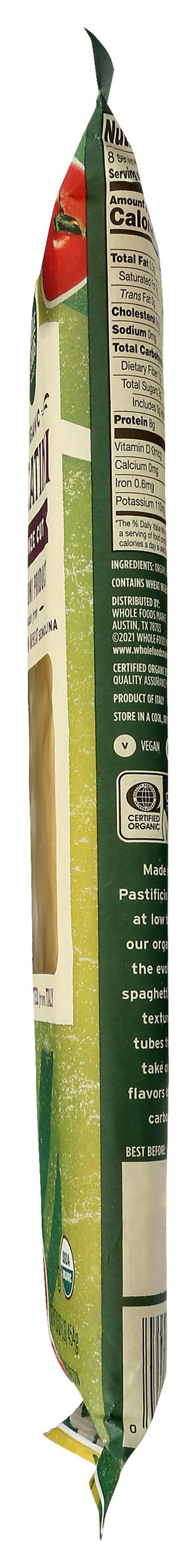 Whole Foods Market, Organic Bucatini, 16 Ounce