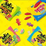 SourPatch Kids Variety Pack, Fun Size Individually Wrapped Candy for Party, 2lb Bag, LIVEBEAR Assortment.