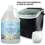 Ginger Lily Farms Botanicals Plant-Based Ice Maker Cleaner & Descaler for All Ice Machines, 32 Uses, Safe for All Metals, 1 Gallon (128 fl. oz.)
