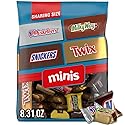 SNICKERS, TWIX, MILKY WAY and 3 MUSKETEERS Soccer Watch Party Candy Individually Wrapped Chocolate Candy Bars Football Variety Pack, Sharing Size