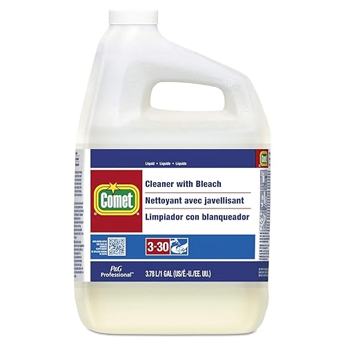 Comet 02291CT Cleaner with Bleach, Liquid, One Gallon Bottle, 3/Carton