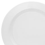 OCCASIONS 360 Pcs set (60 guest) Wedding Disposable Plastic Plate and Silverware Combo 10.5" + 7.5" + Silverware (Double Fork) (Plain White Plates