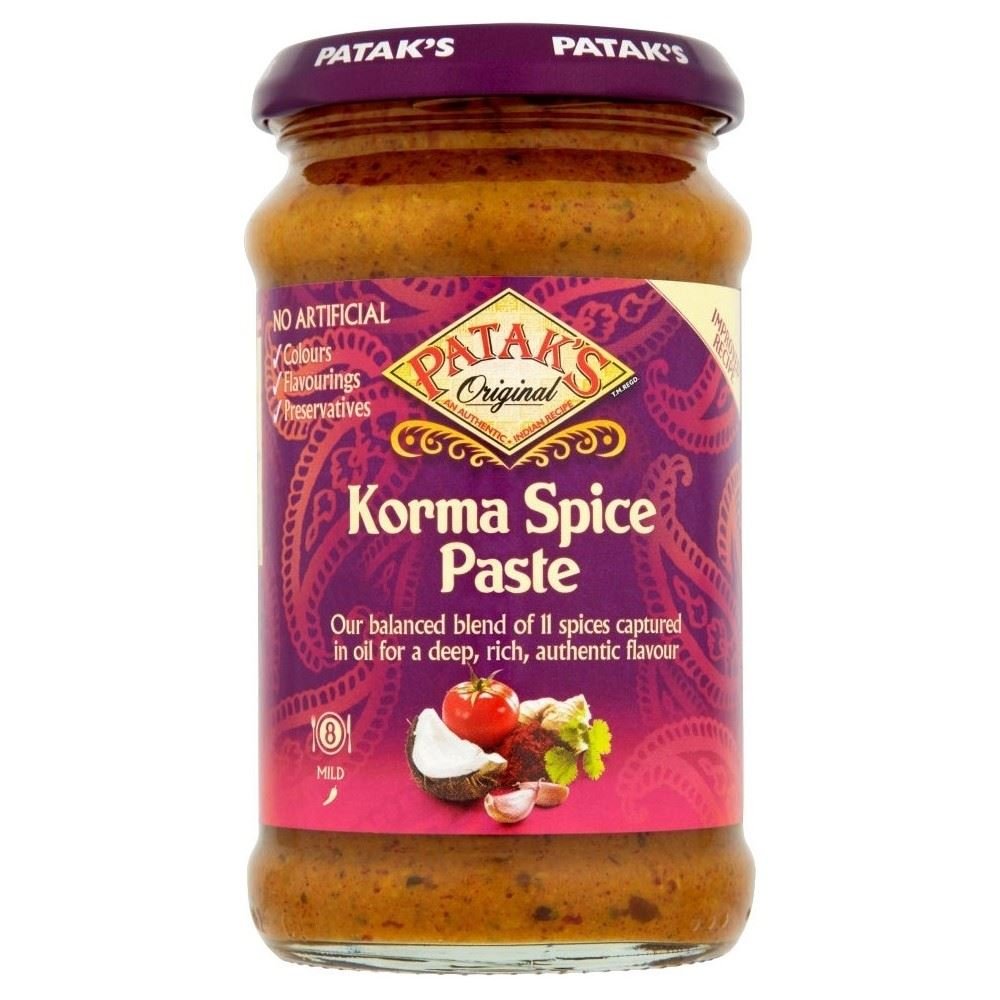 Patak's Mild Korma Curry Paste (290g) - Pack of 2