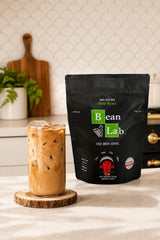 Bean Lab Cold Brew Coffee - Bold Blend - Brew Bag - Coarse Ground Coffee - Smooth Low-Acid Coffee - Reusable Brew System - 100% Arabica - Medium Roast