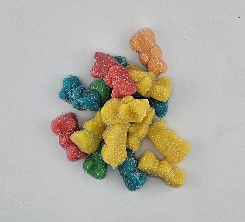 MiMa MiMa Assorted Sour Gummy Candy - Tangy, Chewy SOUR Candy in Fun Shapes - Holiday Candy for Christmas Gifts & Stocking Stuffers - Sour neon Bears