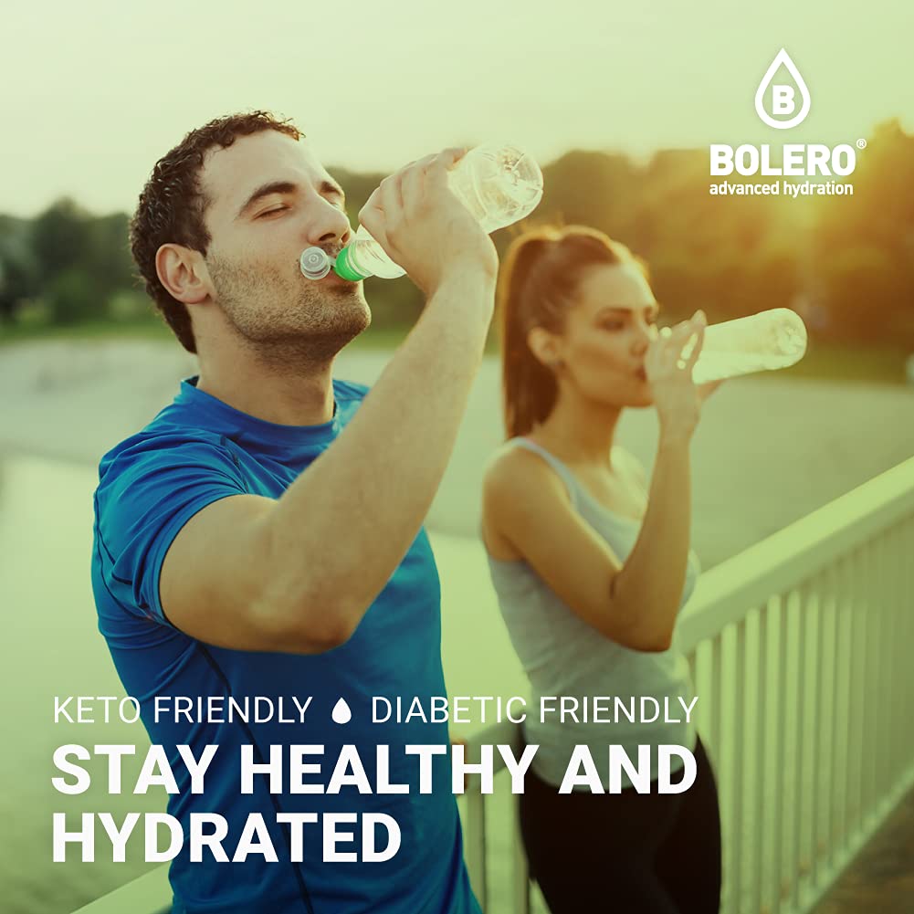Bolero- Sugar Free Drink Mix Packets Elderflower Fruit Flavors | Powdered Flavored Water Packets | 36 Singles Sticks On The Go Packets