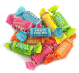 Fruit Chews - 5 Pound Bag - Assorted Candy - Chewy, Fruity and Delicious - Cherry, Lemon, Lime, Orange and Vanilla - QUEEN JAX - Individually Wrapped