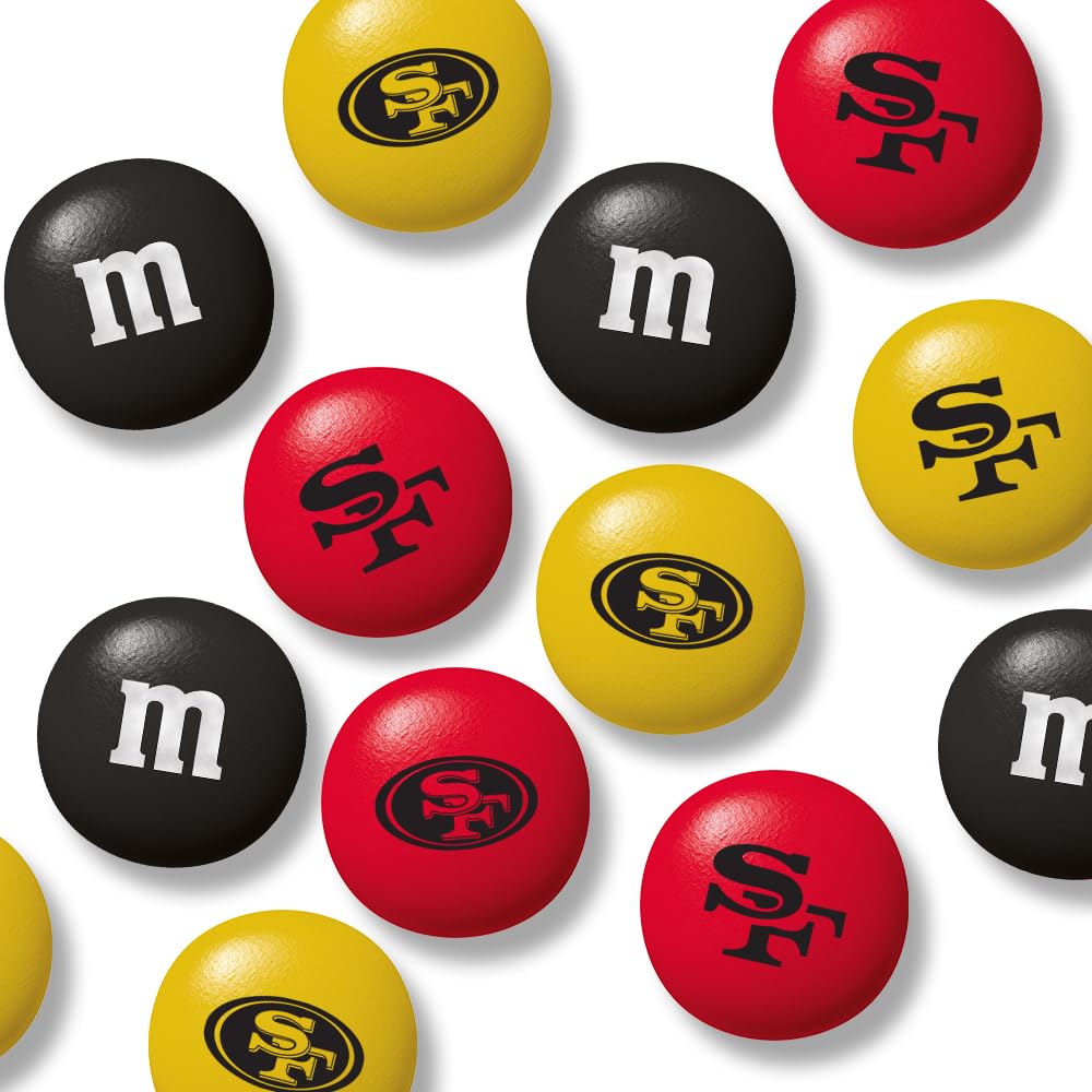 M&M'S NFL San Francisco 49ers Milk Chocolate, 2 lb Bulk Bag