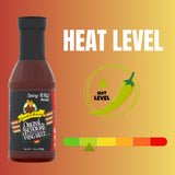 Anchor Bar Spicy Barbecue Wing Sauce, 14oz - Sweet & Tangy BBQ Sauce with a Kick - Perfect for Chicken Wings, Ribs & Grilling
