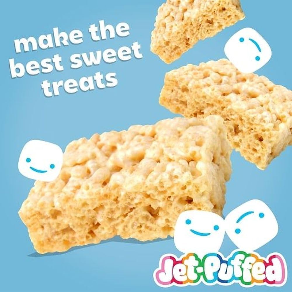 Kraft Jet Puffed Stacker Marshmallow, 8 Ounce -- 16 per case.