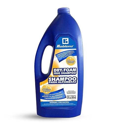 Koblenz 20-0529-6 Dry Foam Rug Shampoo, 32-Ounce, White