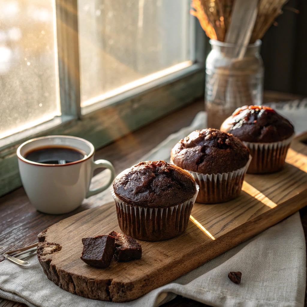 Veggies Made Great, Double Chocolate Muffins, 12 Ounce