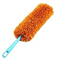 Duster, Washable Anti Static Duster with Soft Microfiber for Cleaning, Home Furniture, Car Cleaning Tool(Dark Brown)