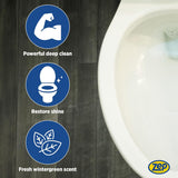 Zep Acidic Toilet Bowl Cleaner - 32 oz (Case of 4) - ZUATBC324 - Experience the Ultimate Cleaning Power with Our 2x Thicker Clinging Formula, Designed
