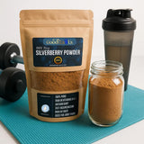 Angel's Peel Lounge Silverberry Powder - 100% Natural Superfood Rich in Vitamin C - Immune Support for Smoothies, Juices & Beverages - 8 fl oz