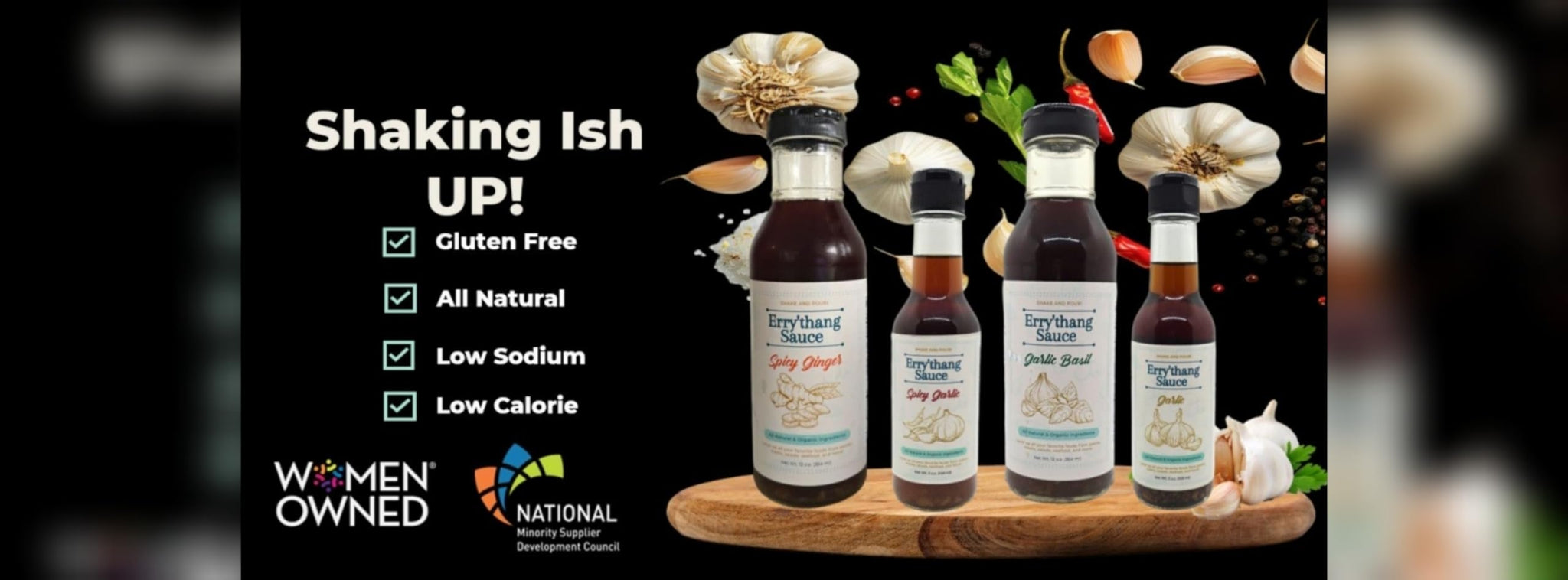 Errythang Spicy Garlic Sauce - Gluten-Free Asian Dipping Sauce, Marinade, and Dressing - 5 oz Vegan Hot Sauce for Cooking and Dipping - Perfect Garlic