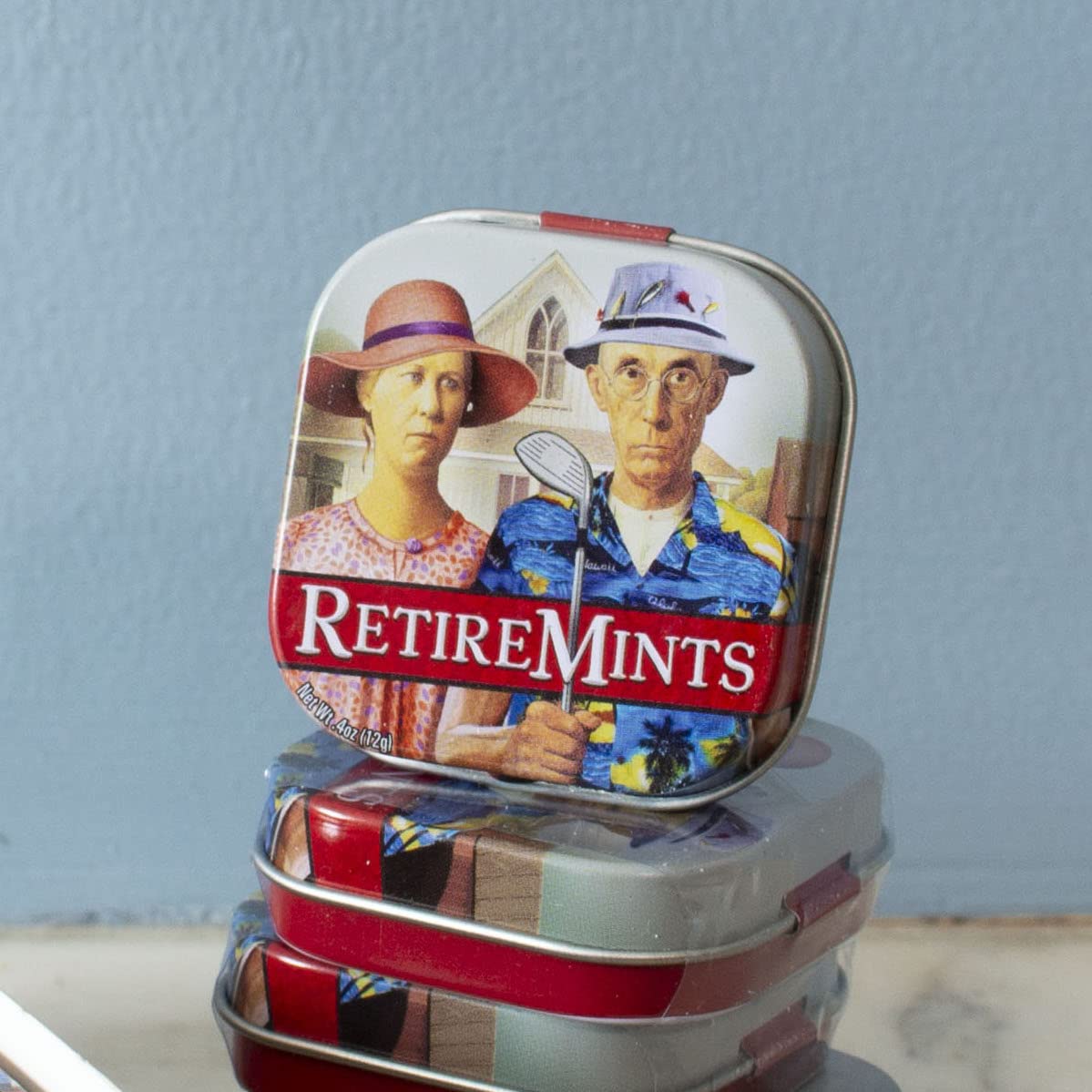 The Unemployed Philosophers Guild RetireMints Breath Mints - 1 Tin, Net Wt .4oz (12g)