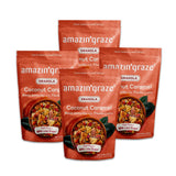 Coconut Caramel Granola with Prebiotics | Natural, Hand-Baked, Reduced Sugar, Rich in Iron | for Breakfast Cereal, Trailmix, Yogurt, Snack Food |