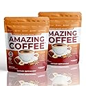 Superfoods Company | Amazing Coffee - Instant Coffee| Mushrooms, Superfoods - Hazelnut French Roast - Gluten Free, Non-GMO, Sugar Free, Vegan, Keto